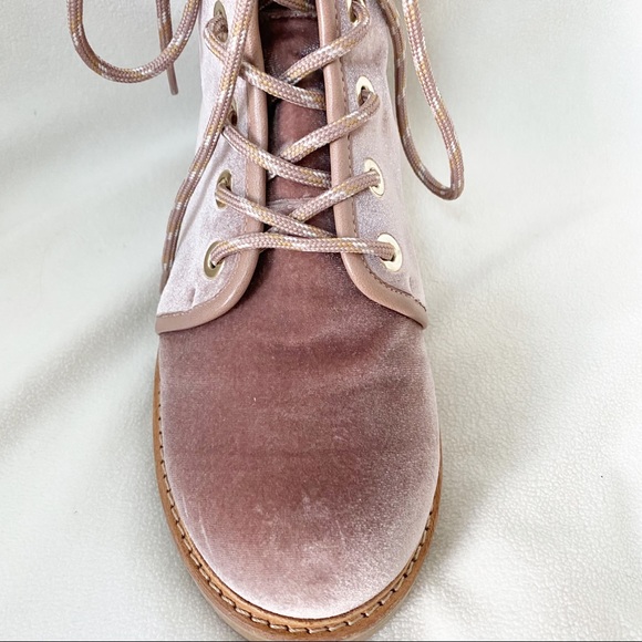 Stuart Weitzman Metermaid Velvet Combat Boots Size 7.5/8 Worn Once! - Picture 10 of 15